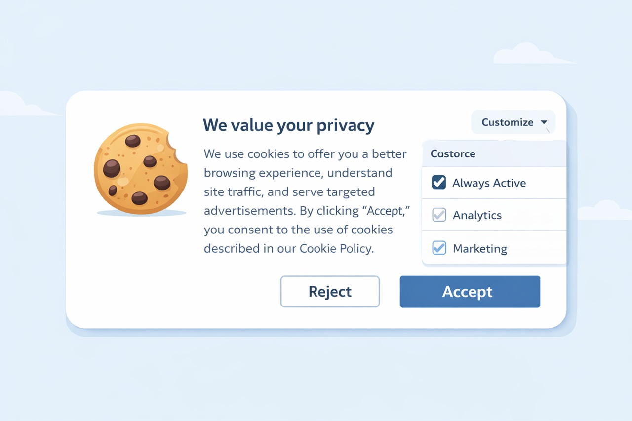 cookie consent banner